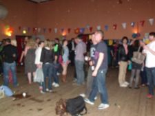 That'll be the crowd dancing round some handbags